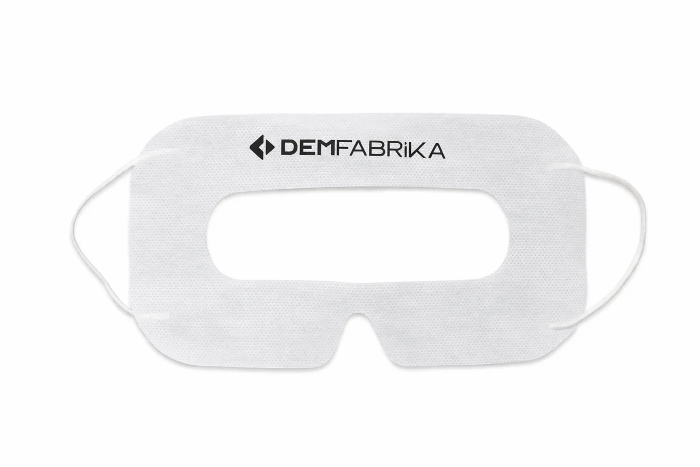 Logolu VR maske imalatı - kurumsal logo baskılı tek kullanımlık VR maske örneği